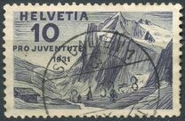[Pro Juventute - Landscapes - Alexander Vinet, प्रकार JI]