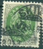 [Royal Emblem - New Drawing - Value in "ØRE" - Different Perforation, type G22]