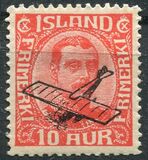 [Overprinted for use as Airmail, Tipi W]