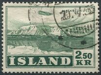 [Airmail - Airplane over Mountains, type DA]