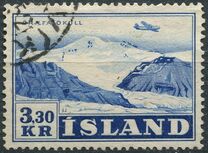 [Airmail - Airplane over Mountains, type DB]