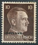 [German Empire Postage Stamps Overprinted "OSTLAND", type A6]