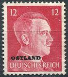 [German Empire Postage Stamps Overprinted "OSTLAND", type A7]