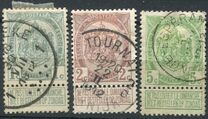 [As 1893 issue but no print between stamp and coupon, tegund AN]