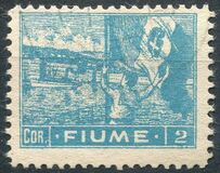 [New Daily Stamps - Inscription "FIUME", loại AB5]