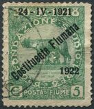 [New Daily Stamps from 1919 Overprinted "24-IV-1921 - Costituente Fiumana - 1922", type AX]