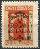 [New Daily Stamps from 1923 Overprinted "REGNO/D'ITALIA", тып BJ]