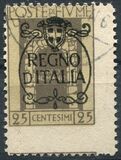 [New Daily Stamps from 1923 Overprinted "REGNO/D'ITALIA", тып BJ1]