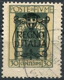 [New Daily Stamps from 1923 Overprinted "REGNO/D'ITALIA", тып BJ2]