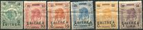 [Italian Somaliland Postage Stamps Overprinted and Surcharged, type R]