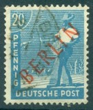 [BERLIN in Red Overprint on "Allied Occupation Zone" Stamps, Typ B5]