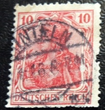 [Germania - Inscription "REICHSPOST", type J4]