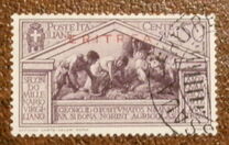 [The 2000th Anniversary of the Birth of Roman Poet Vergil - Not Issued Italian Stamps Overprinted "ERITREA" in Blue or Red, type BC4]