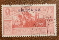 [The 2000th Anniversary of the Birth of Roman Poet Vergil - Not Issued Italian Stamps Overprinted "ERITREA" in Blue or Red, type BC5]