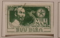 [Ho Chi Minh & Map of Vietnam - Thin White Paper, type C5]