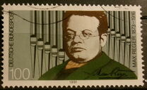 [The 75th Anniversary of the Death of Max Reger, Composer, type AXA]