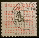 [The 600th Anniversary of the Birth of Johannes Gutenberg, 1397-1468, tip BSZ]