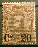 [King Umberto I - Surcharged, प्रकार X1]