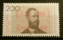 [The 100th Anniversary of the Death of Heinrich Hertz, Physicist, type BEA]