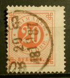 [Numerals in Circle - Blue Coach Horn on Back, type F27]
