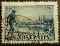 [The 100th Anniversary of the Colonization of Victoria, type Q2]