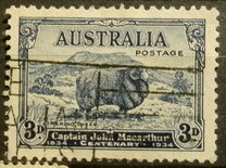 [The 100th Anniversary of the Death of Captain John Macarthur, tegund R2]