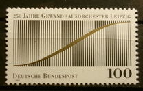 [The 250th Anniversary of the  Gewandhaus Orchestra from Leipzig, type BBW]