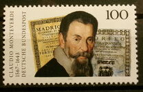 [The 350th Anniversary of the Death of Claudio Monteverdi, Composer, type BDV]