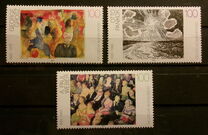 [The 100th Anniversary of the Birth of A. Paul Weber, Otto Pankok and George Grosz, Painters, type BBY]