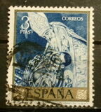 [Paintings by Dominikos Theotokopulos, El Greco - Stamp Day, type AVT]