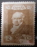[The 100th Anniversary of the Death of Francisco de Goya, 1746-1828 - Inscription "1746 - CORREOS ESPANA - 1828", tegund CO1]
