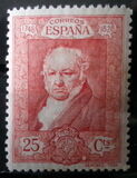 [The 100th Anniversary of the Death of Francisco de Goya, 1746-1828 - Inscription "1746 - CORREOS ESPANA - 1828", typ CO6]