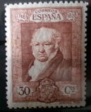 [The 100th Anniversary of the Death of Francisco de Goya, 1746-1828 - Inscription "1746 - CORREOS ESPANA - 1828", typ CO7]