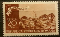 [Centenario del nacimiento del pintor Ion Andrescu, 1.850 - 1.882, tipo AUI]