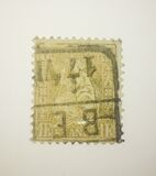[Definitive 1881 - Sitting Helvetia - Granite Paper, type K26]