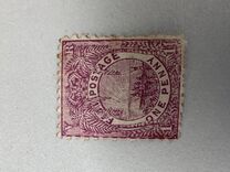 [Crown over Monogram & Canoe in Palm Tree Frame, type O1]