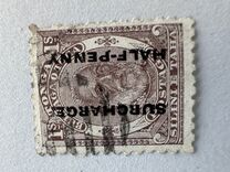 [Issue of 1892 Overprinted in Black, type H1]