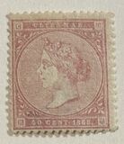 [Queen Isabella II - Inscription "1868", տեսակ J3]