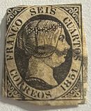 [Queen Isabella II - Looking Right, type D]