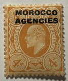 [Great Britain Postage Stamps Overprinted "MOROCCO AGENCIES", type H]