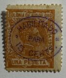[Nos. 26 & 27 Handstamped "HABILITADO - PARA - 15 CENTS", type G1]