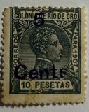 [Issue of 1907 Surcharged, type M1]