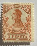 [King Alfonso XIII - Control Number on Back Side, type O10]