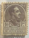 [King Alfonso XIII - Blue Control Number on Back Side, type P12]