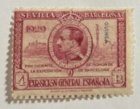 [International Exhibition,Seville and Barcelona - Spanish 1929 Issue Overprinted "GUINEA", type U9]