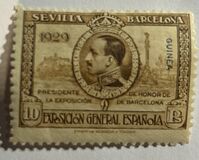 [International Exhibition,Seville and Barcelona - Spanish 1929 Issue Overprinted "GUINEA", type U10]