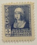 [Queen Isabella, 1451-1504 - Different Perforation, typ LE5]