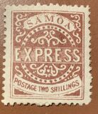 [Express Stamps - Line Above "X" Broken. Small Dot Near Upper Right Serif of "M", type A9]
