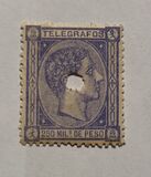 [Telegraph Stamps Surcharged & Overprinted "HABITADO PA. CORREOS", type Y5]