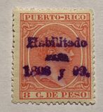 [King Alfonso XII - Nos. 95, 97, 111 & 117-131 Overprinted "Habilitado - PARA - 1898 y 99", type N14]